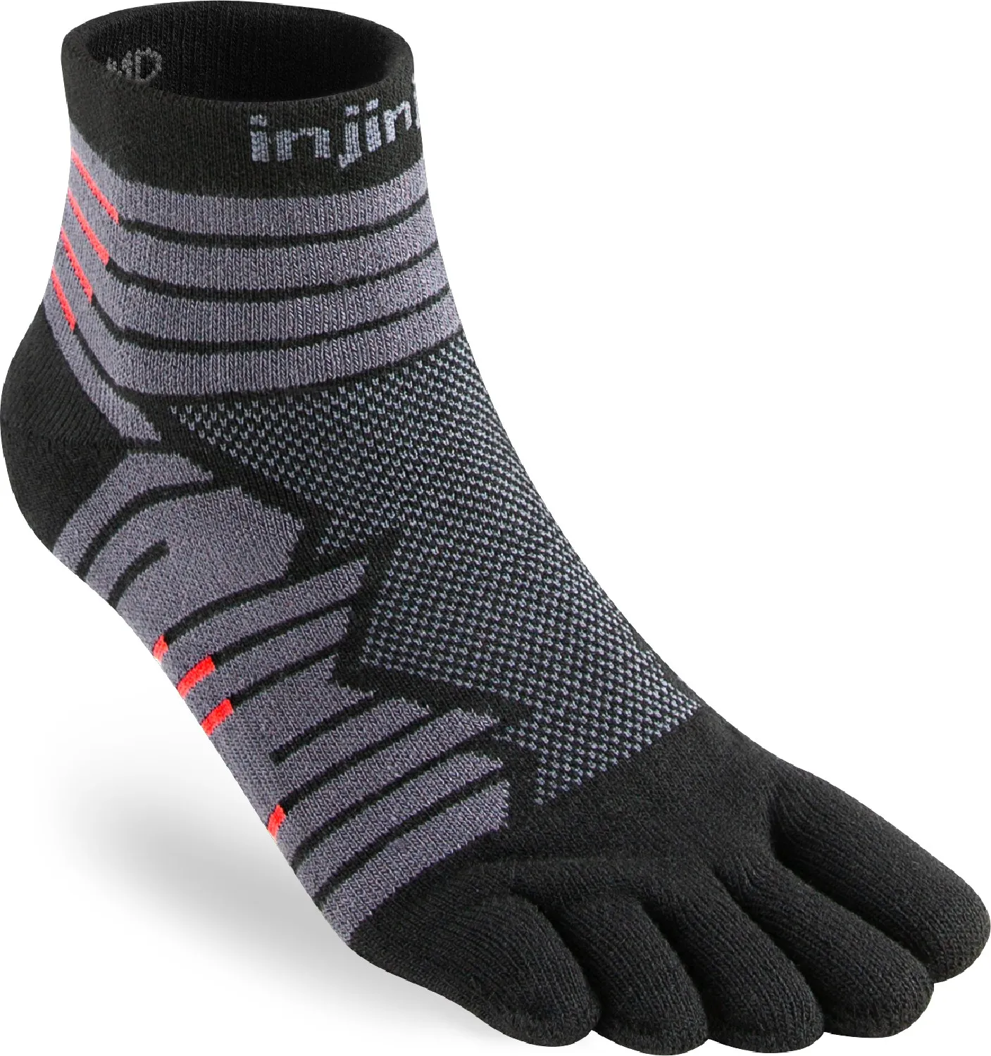 

Ультра беговые мини носки Injinji, Onyx