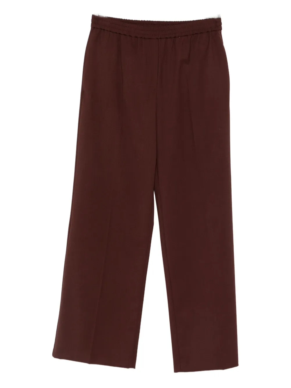 

Брюки на эластичном поясе Weekend Max Mara, коричневый