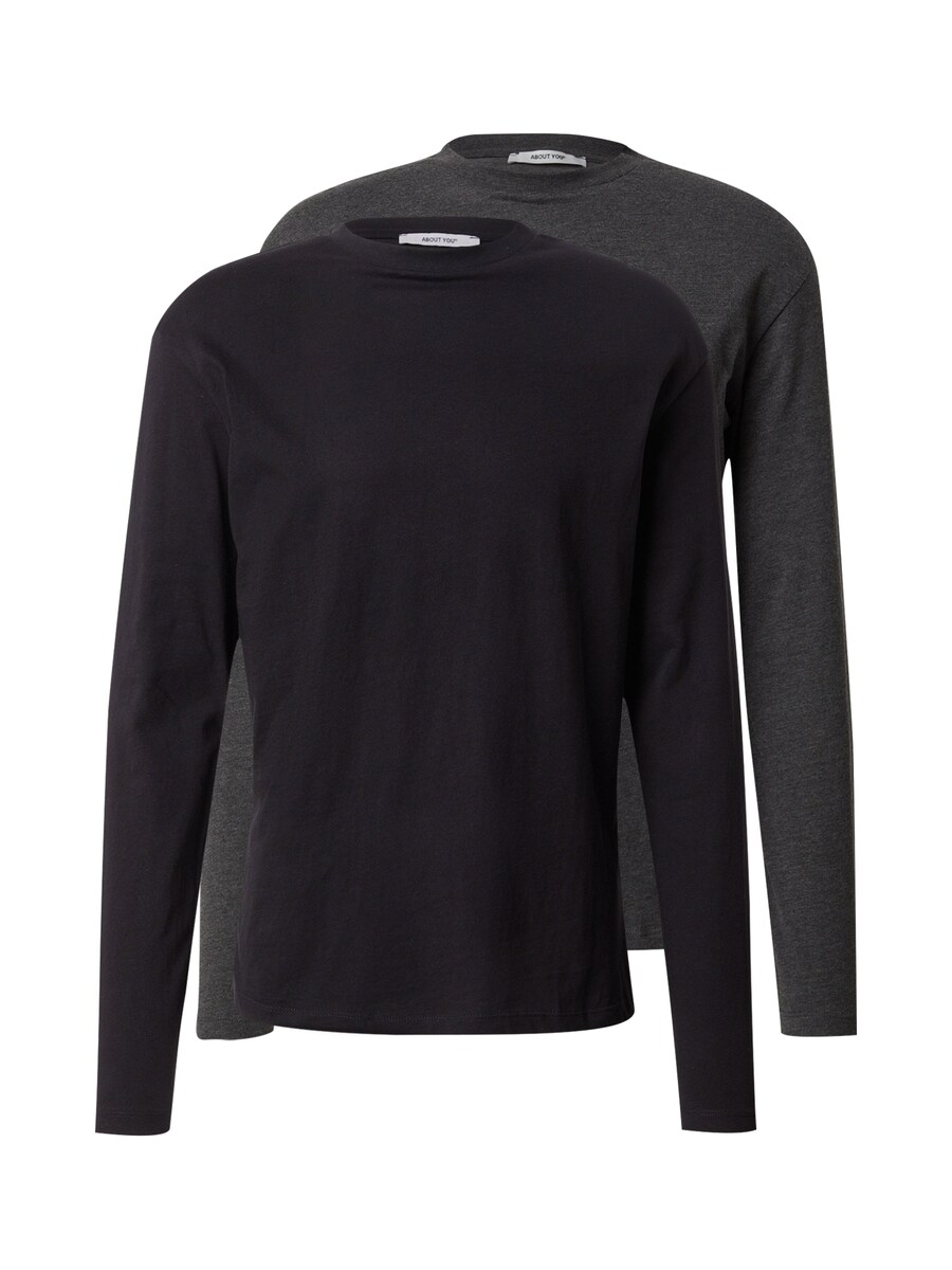 

Рубашка ABOUT YOU Hassan, цвет Dark grey/Black