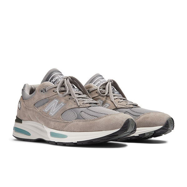 Кроссовки 991 v2 сделано в Великобритании New Balance, серый — фото 2