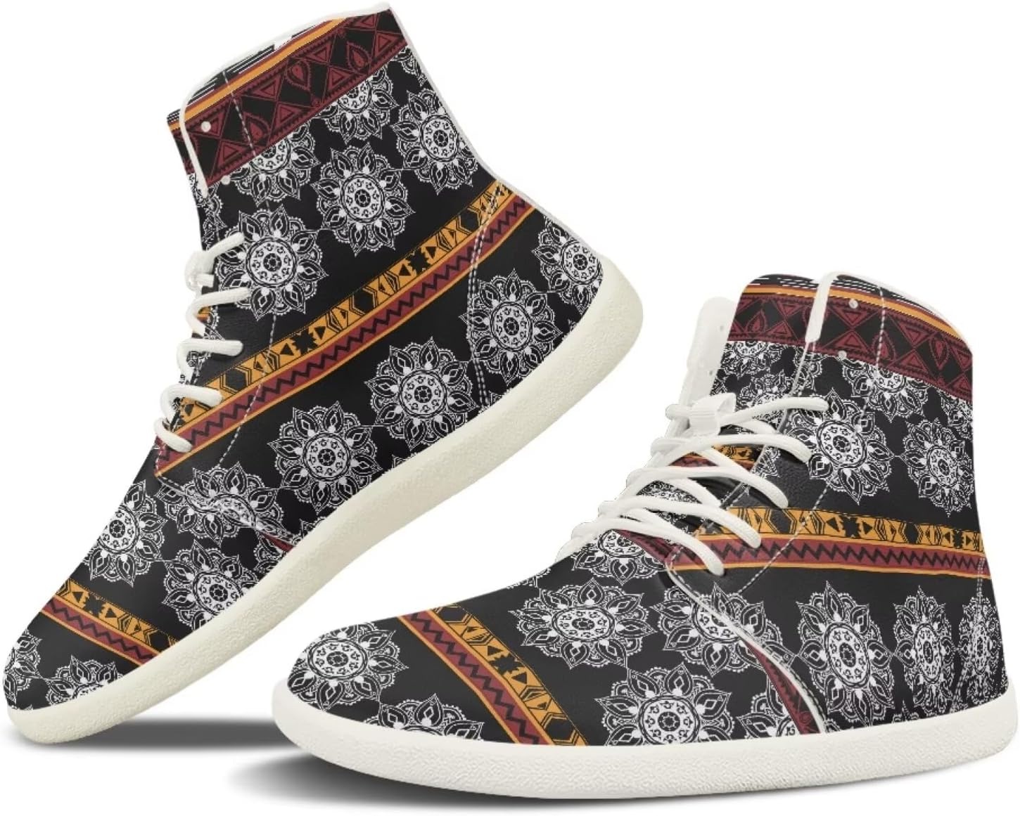 

Кроссовки Chaqlin High Top, белые с шнуровкой, противоскользящие, для женщин, средний верх, повседневная обувь для ходьбы, удобные кроссовки для мужчин, повседневный образ