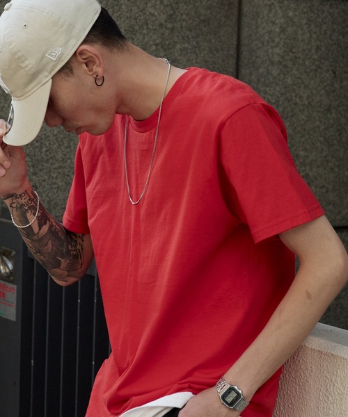 

Футболка с коротким рукавом, однотонная, из хлопка плотностью 150 г/м² GILDAN, красный