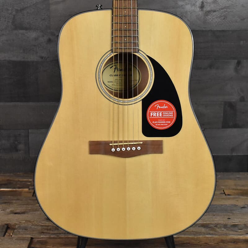 

Акустическая гитара Fender CD-60 Dreadnaught Acoustic Guitar with Hard Case - Natural Gloss Finish