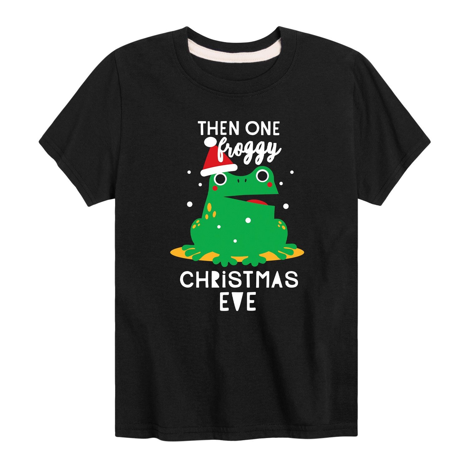 

Футболка с рисунком One Froggy Christmas Eve для мальчиков 8–20 лет Licensed Character, черный