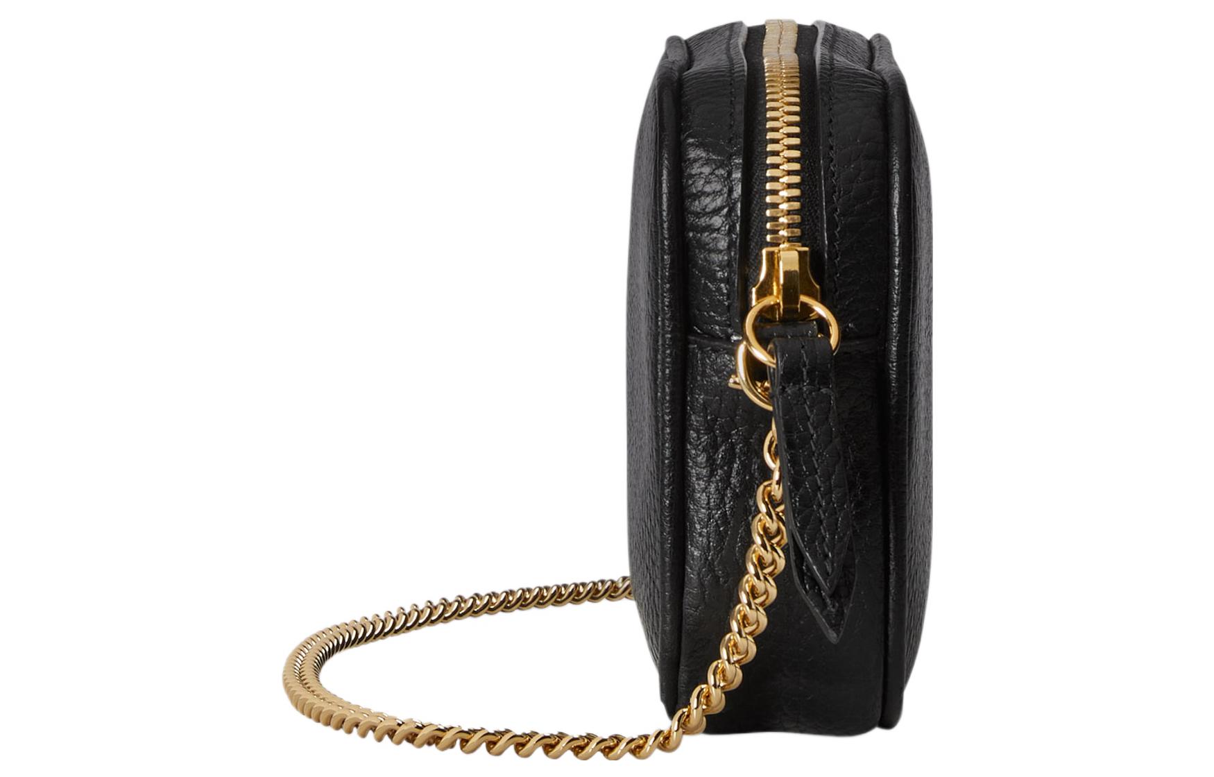 Женская сумка кросс-боди Gucci GG Marmont мини — фото 4