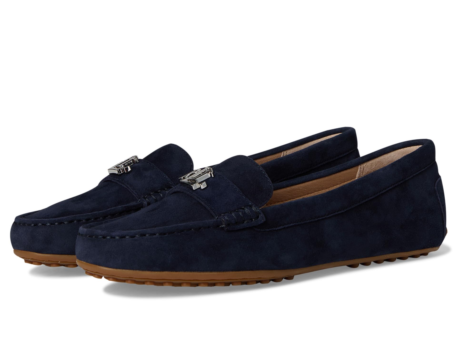 Лоферы Lauren Ralph Lauren Barnsbury Suede Loafer, цвет Lauren Navy