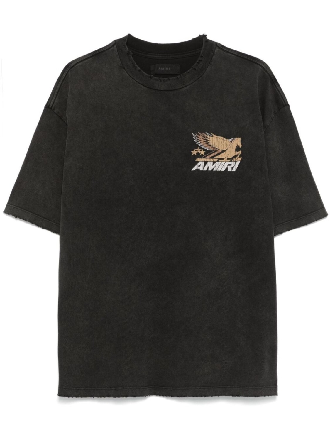 

Винтажная футболка Пегас AMIRI, черный