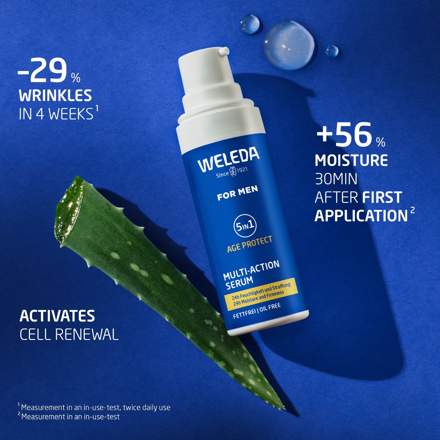 Сыворотка Weleda — Для лица for men 5in1 age protect multi-action serum , объем, 30 мл — фото 3