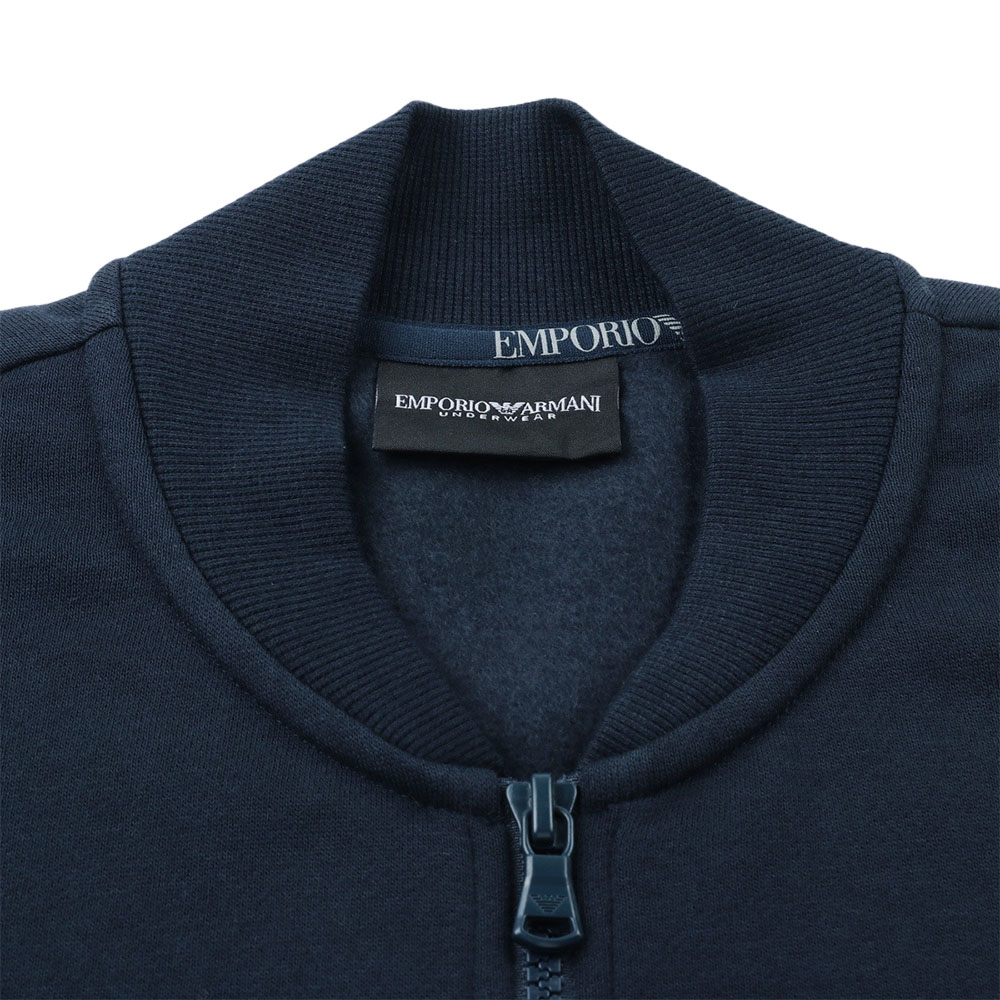 

Темно-синяя куртка с вышитым логотипом EMPORIO ARMANI, Синий, Темно-синяя куртка с вышитым логотипом EMPORIO ARMANI