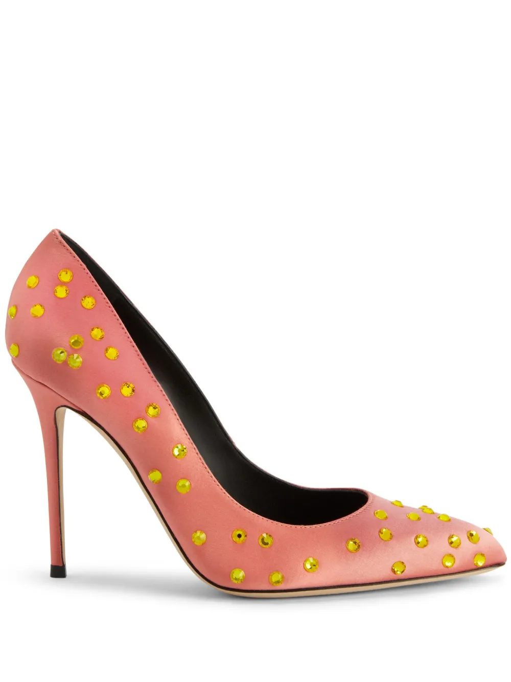 Атласные туфли Jakye Precious 105 Giuseppe Zanotti, оранжевый