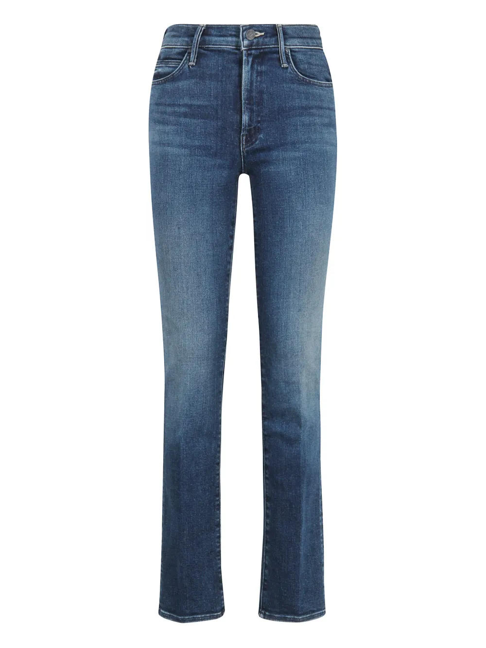 

Джинсы с шлевками для пояса Mother, синий