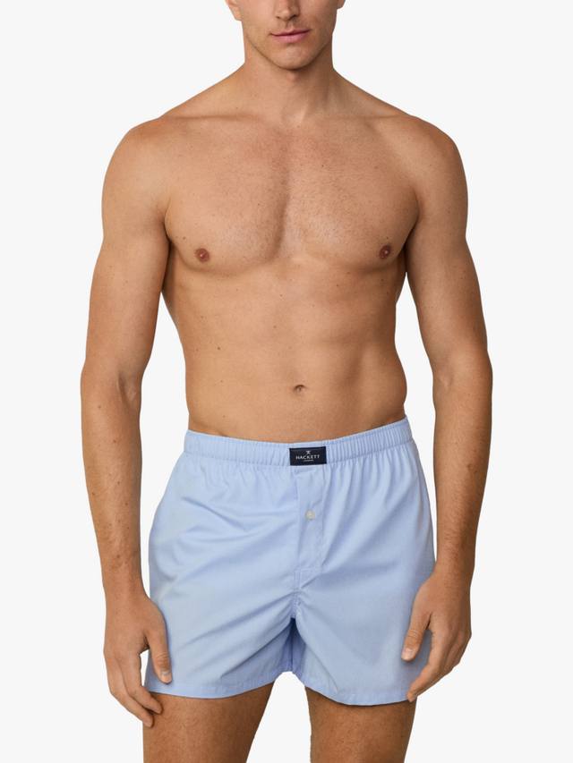 

Хлопок тканые шорты Hackett London, светло-синий