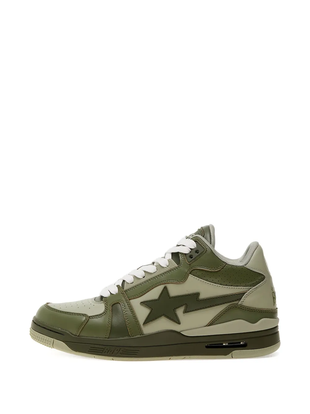 

Кеды ClutchSta #1 с нашивками A BATHING APE, зеленый