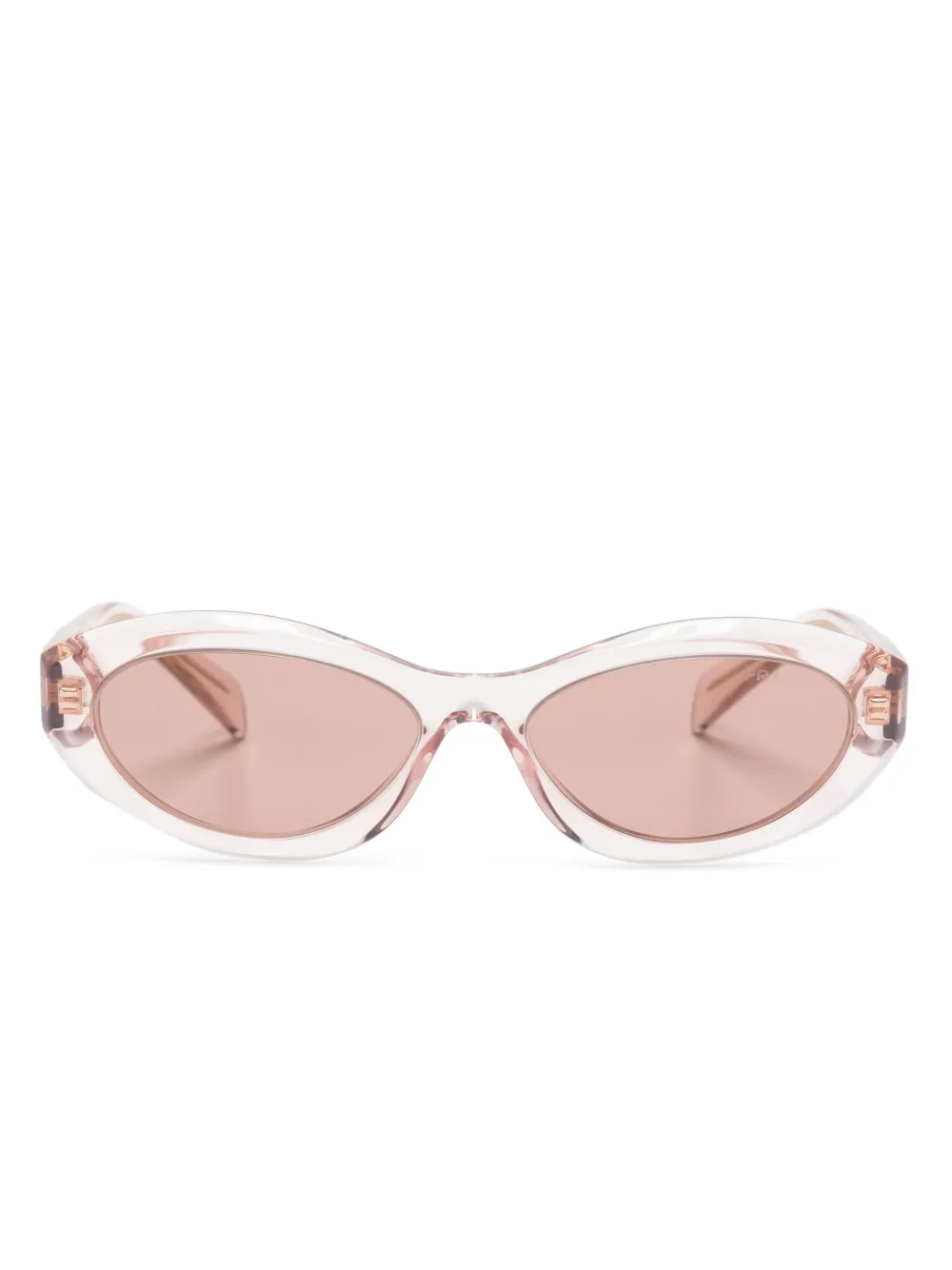 

Солнцезащитные очки 26ZS в овальной оправе Prada Eyewear, розовый