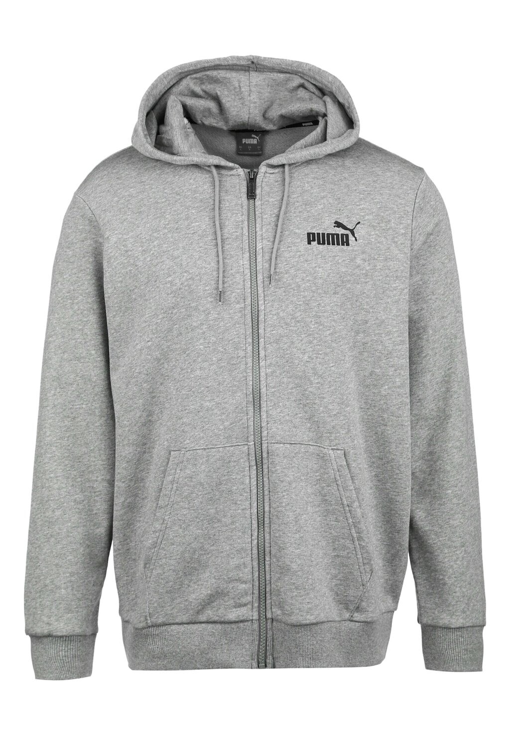

Толстовка на молнии Puma LOGO, цвет Medium Gray Heather / Cat, Серый, Толстовка на молнии Puma LOGO, цвет Medium Gray Heather / Cat