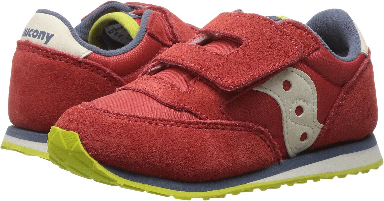 

Кроссовки Originals Jazz Hook & Loop Saucony Kids, цвет Red/Blue/Lime