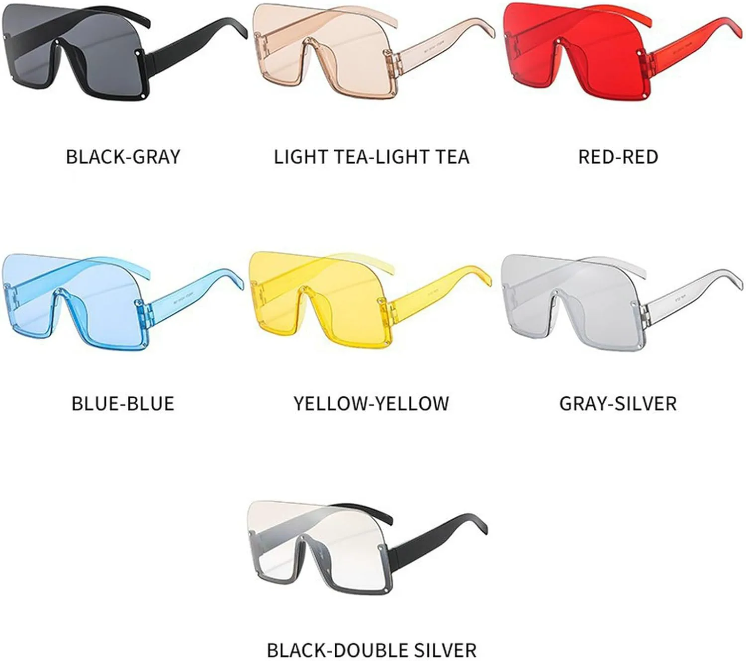 

Ретро квадратные солнцезащитные очки для женщин, модные солнцезащитные очки-щитки UV400, большие мужские солнцезащитные очки сине-зеленого цвета mincl, C3