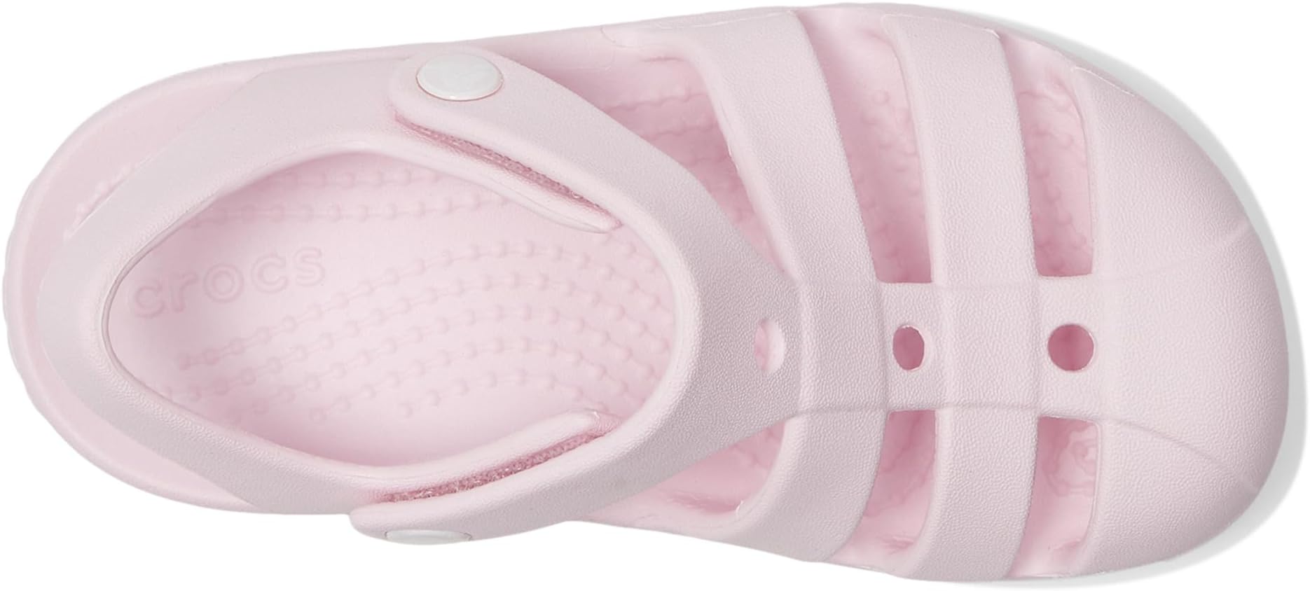 Сандалии Crocs Kids Classic Fisherman Sandals, цвет Pink Milk — фото 2