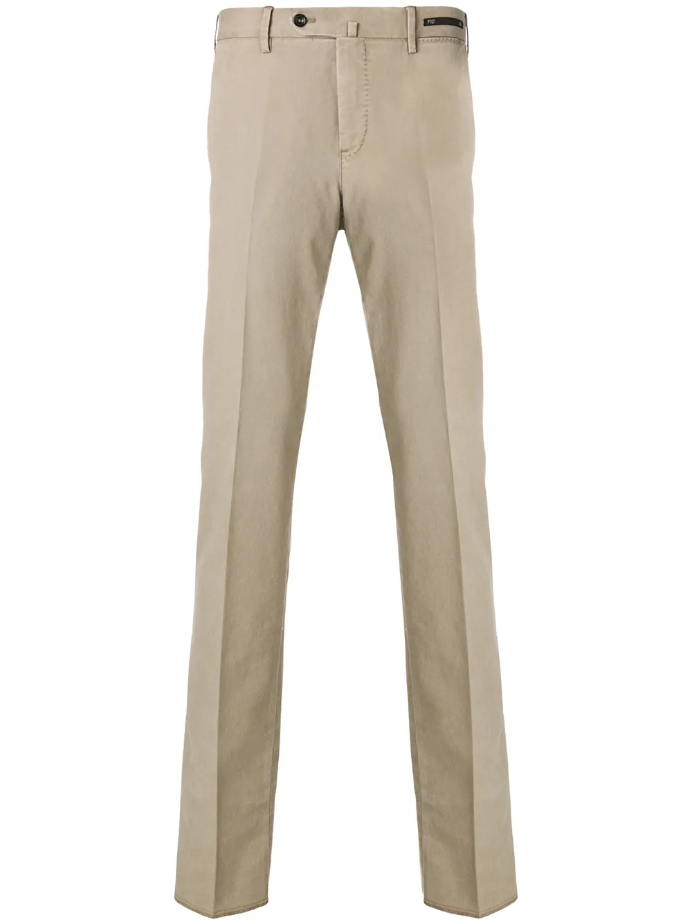 

Брюки узкого кроя Pt Torino, коричневый