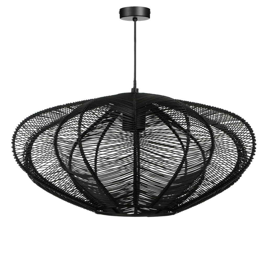 

Подвесной светильник Mica Decorations Kanti - H20 x Ø41 см - металл - черный