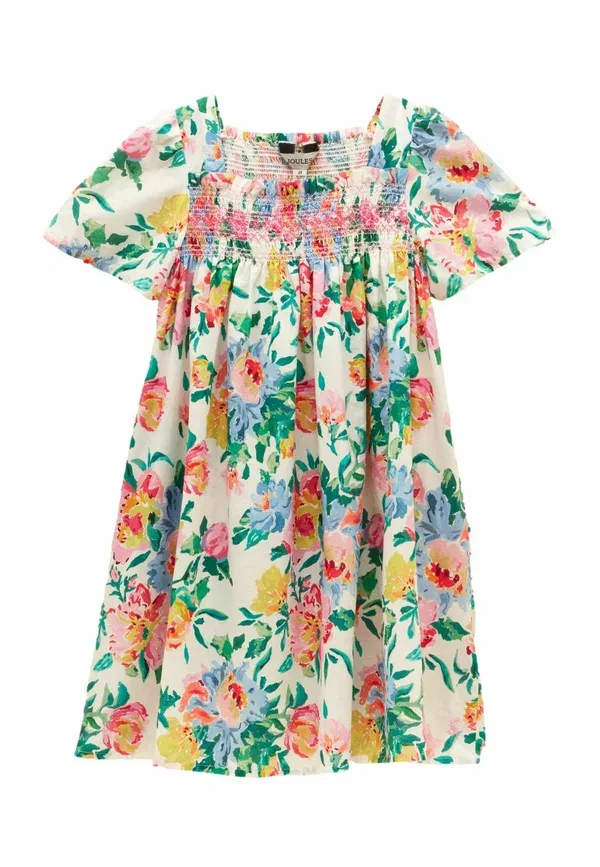 Платье дневное Joules, кремовый флоральный
