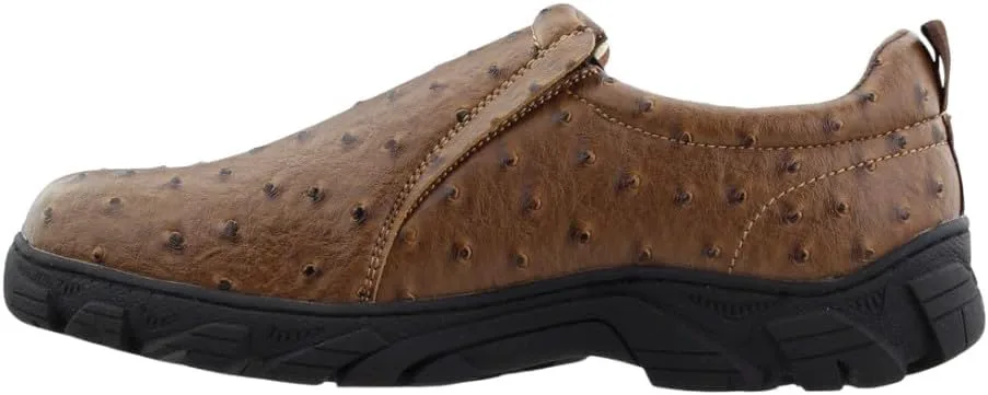 

Мужские спортивные повседневные туфли Roper с имитацией кожи страуса - коричневые