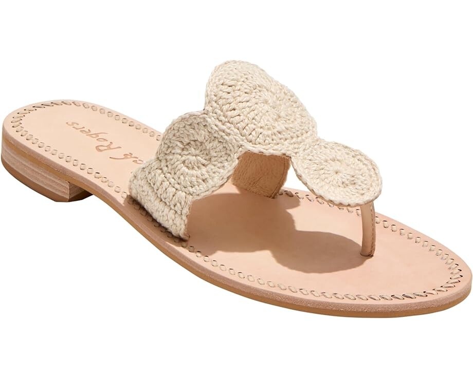 

Сандалии Jack Rogers Jacks Crochet, цвет Natural