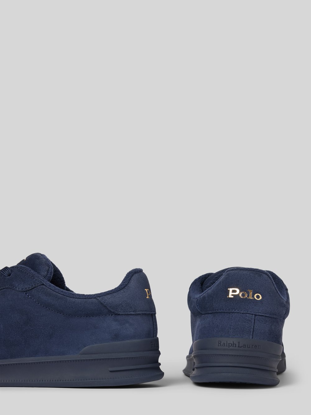 

Кроссовки из натуральной кожи модель 'HERITAGE COURT' Polo Ralph Lauren, темно-синий