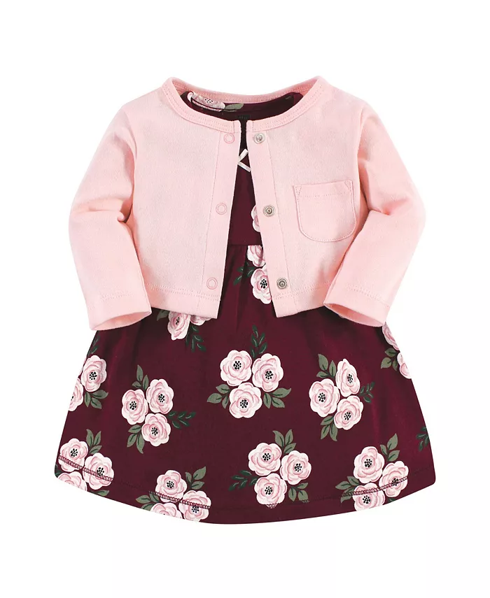 

Коллекция платьев и свитеров Hudson Baby для девочек из хлопка Hudson Essential Touched by Nature, мультиколор