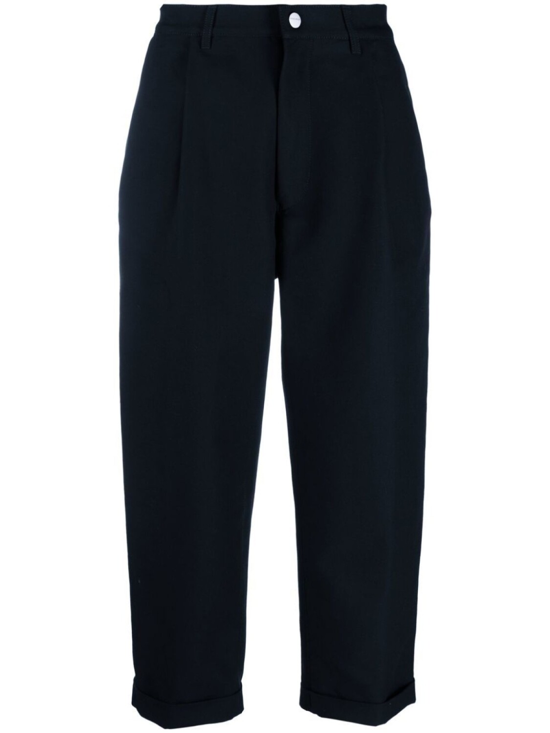 

Giorgio Armani cropped tailored trousers, синий