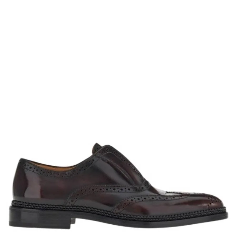 Кожаные оксфорды Ferragamo Gaudino, фиолетовый