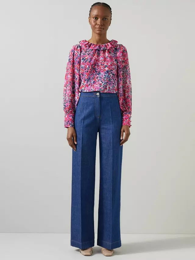 

Топ L.K.Bennett Erin Floral, разноцветный
