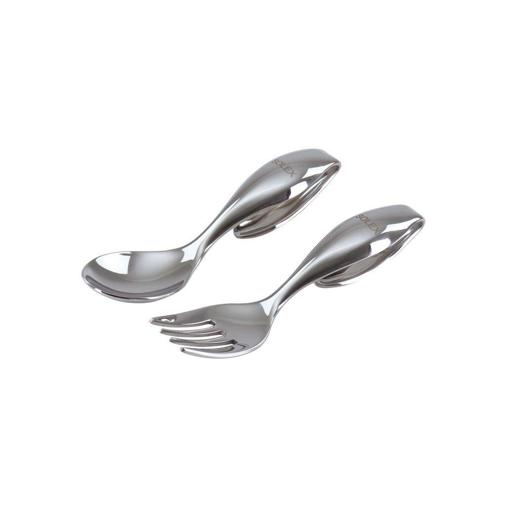 

Набор столовых приборов Solex Flying Buffet Mini Tasting Amuse Gueule, 12 ложек и 12 вилок, серебро