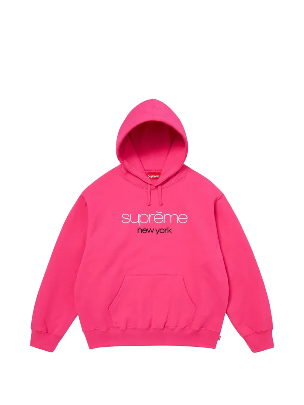 Классическая толстовка Supreme, розовый