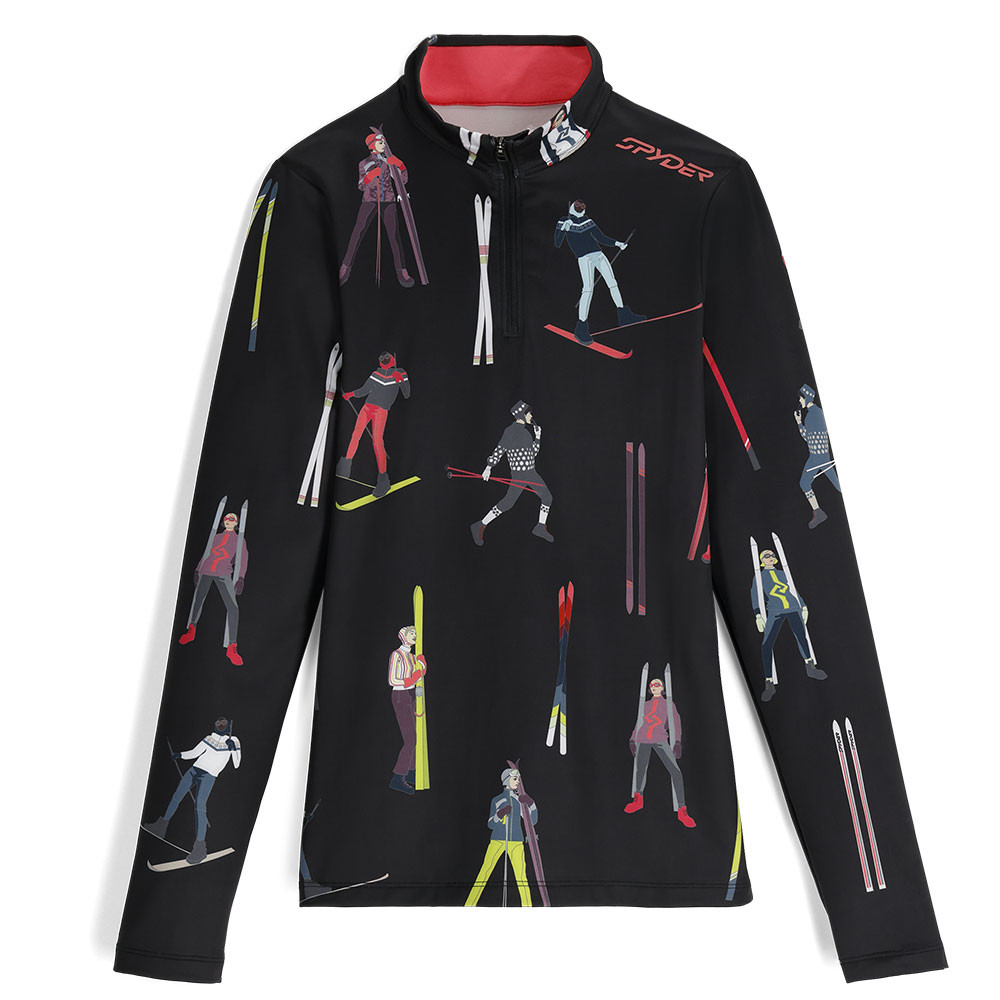 

Куртка-полупильник Spyder Vivid с молнией до середины груди (женская), Vintage Vibes Black