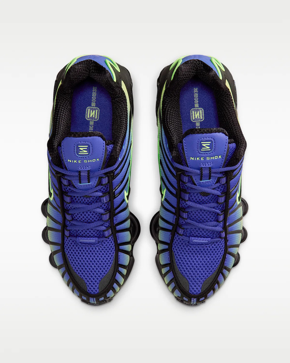 Детские кроссовки Nike Shox TL, Lapis/Volt Ice/Black — фото 4