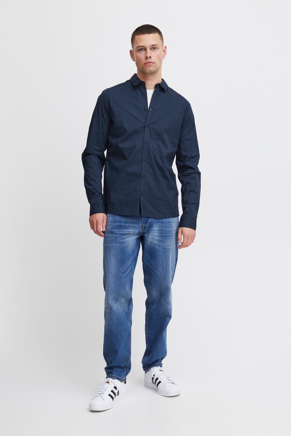 

Рубашка BLEND Langarm BHBoxwell shirt Shirt 20716264, синий