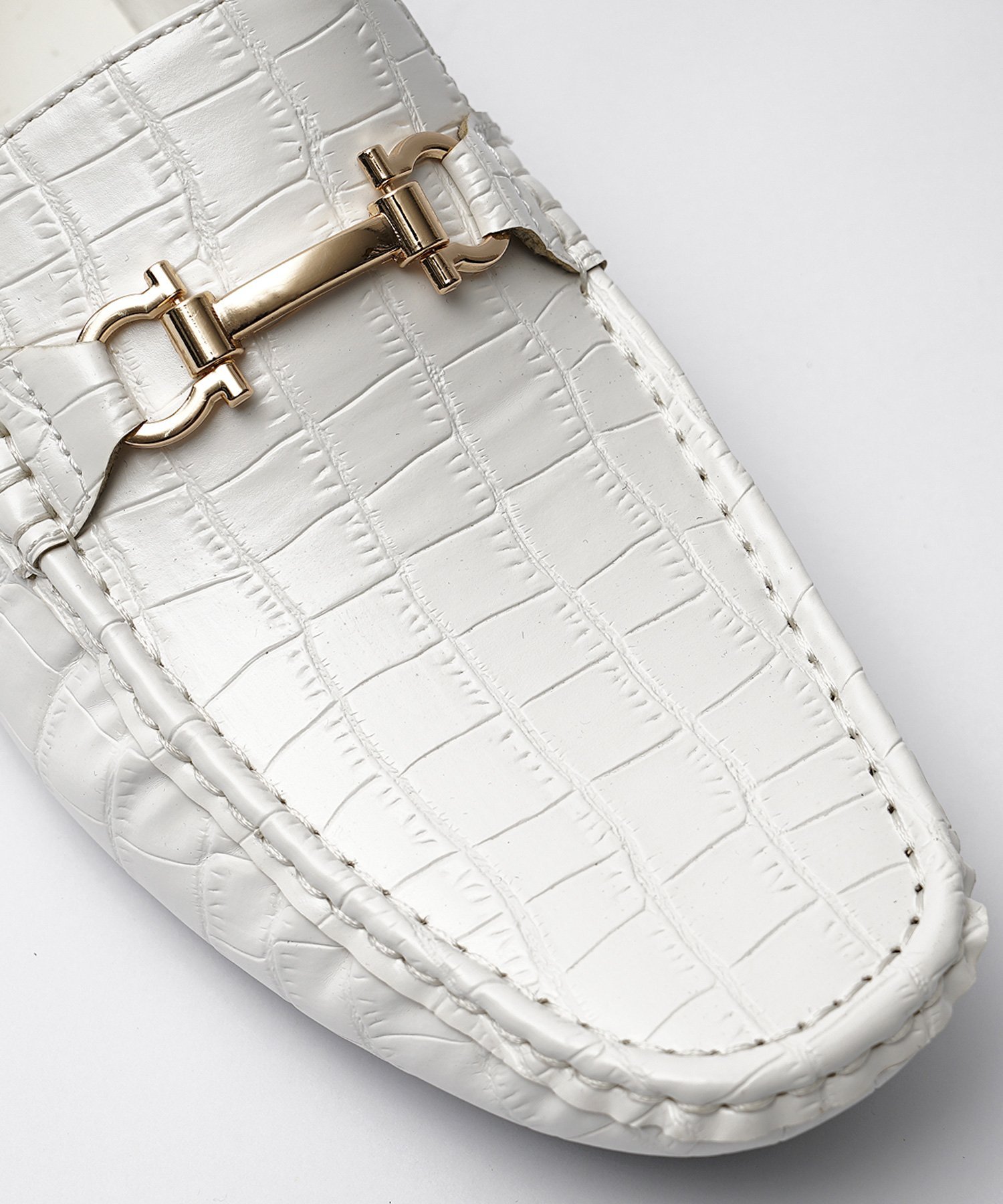 Обувь для вождения Bit SOMEDIFF, White (crocodile) — фото 2