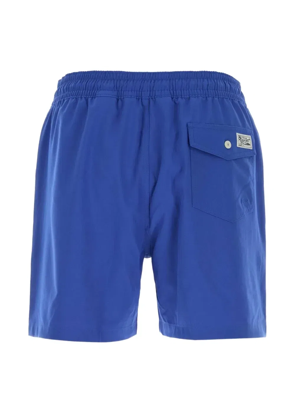 Плавки-шорты на кулиске с вышивкой логотипа POLO RALPH LAUREN, синий — фото 2