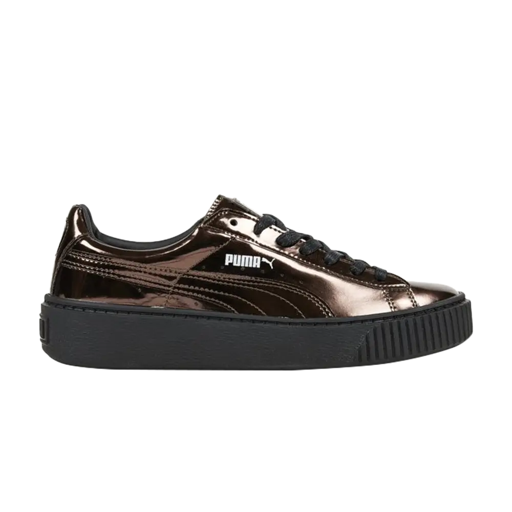 Кроссовки Wmns Basket Platform Puma, медь