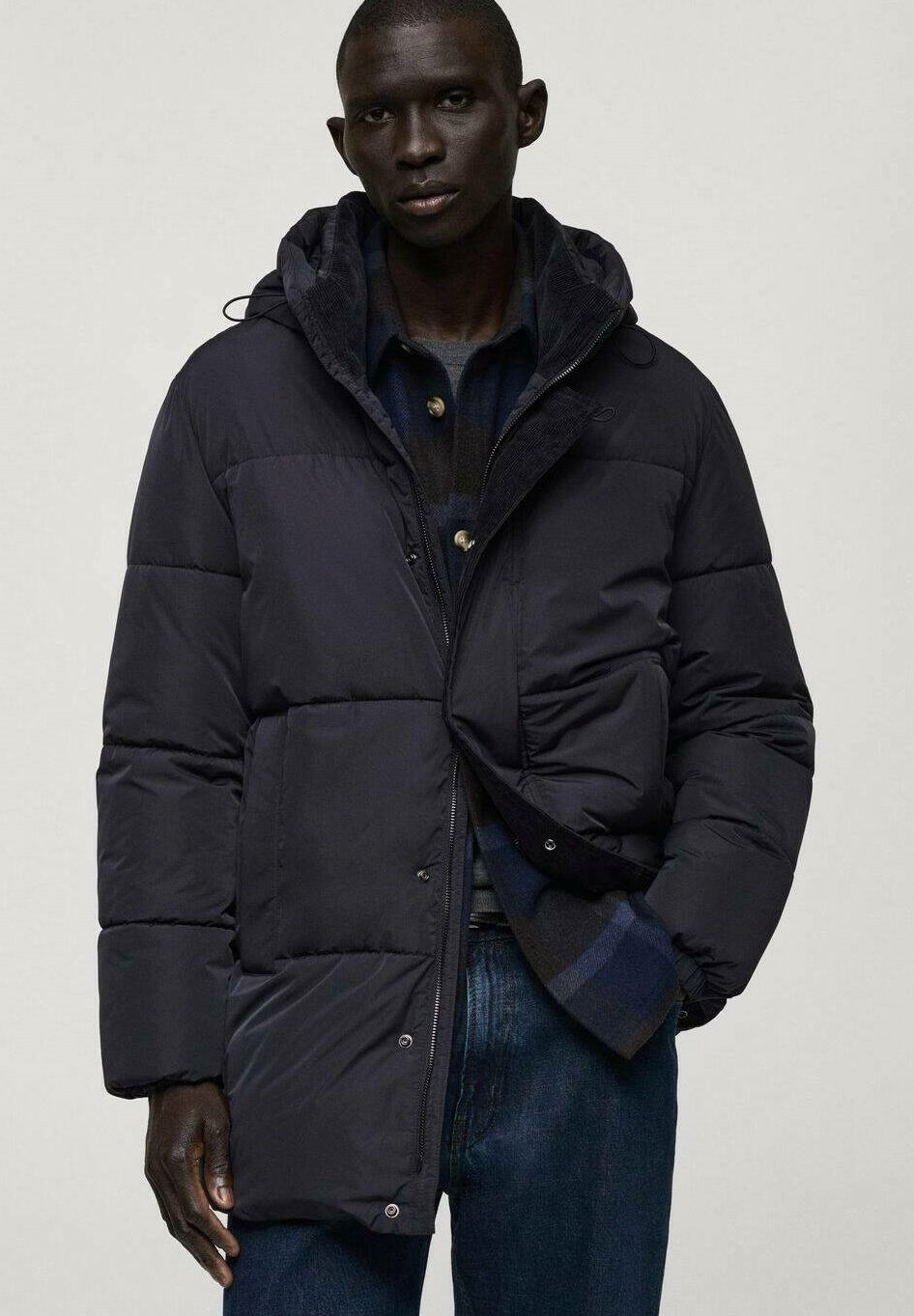 

Зимнее пальто Mango, цвет Royal Blue