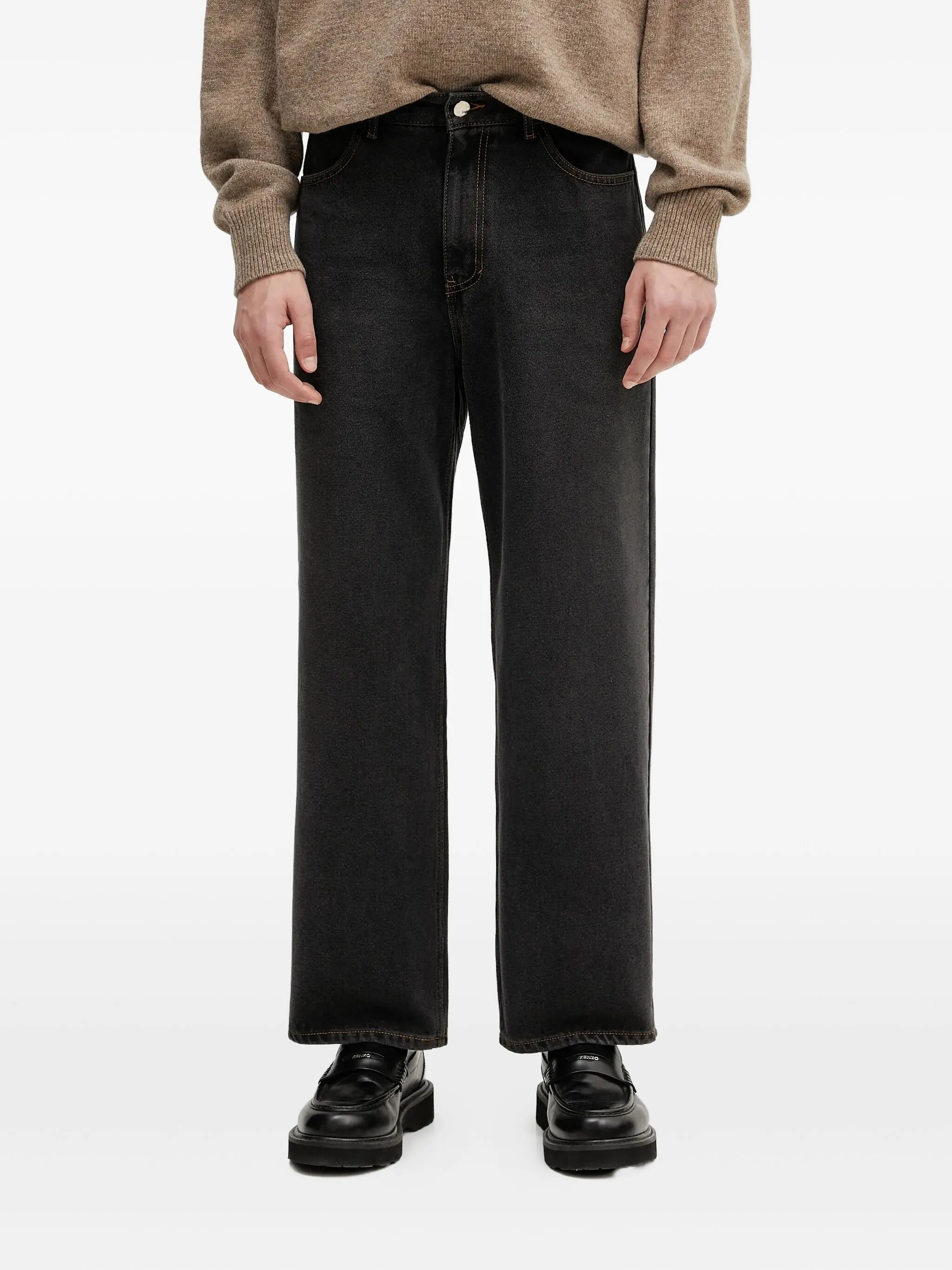 

Хлопковые джинсы Ader Error, черный