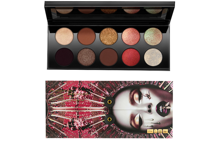 PAT McGRATH LABS Madonna 10 цветов теней для век легко растушевываются маскирующие сиреневый зеленый розовый с розовым оттенком — фото 4