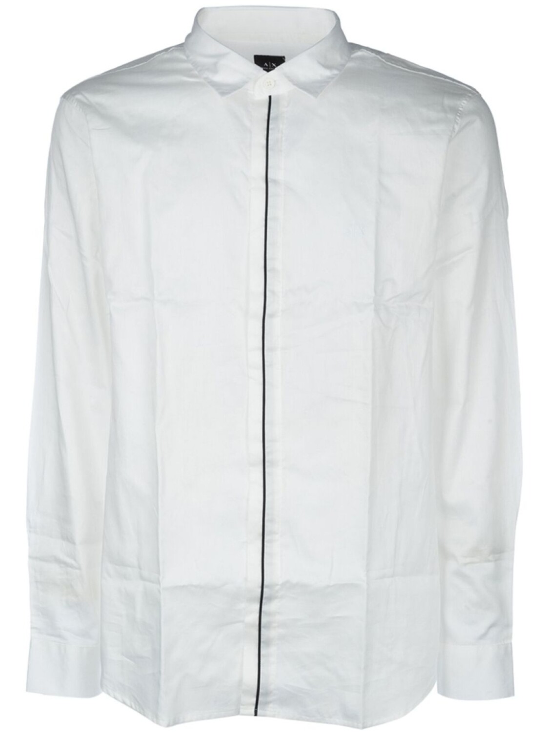 

Хлопковая рубашка Armani Exchange, белый