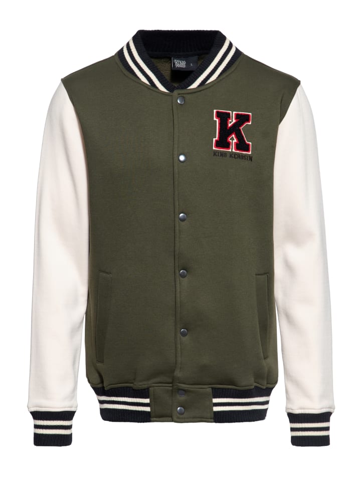 

Толстовка King Kerosin College KK оливково-зеленого цвета King Kerosin