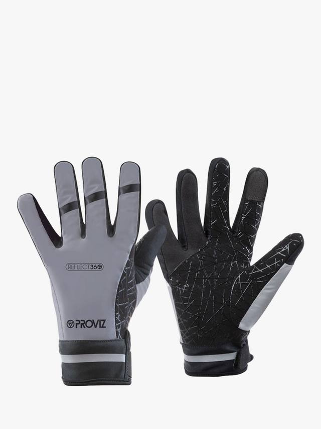 

Водонепроницаемые светоотражающие велоперчатки Proviz, Silver