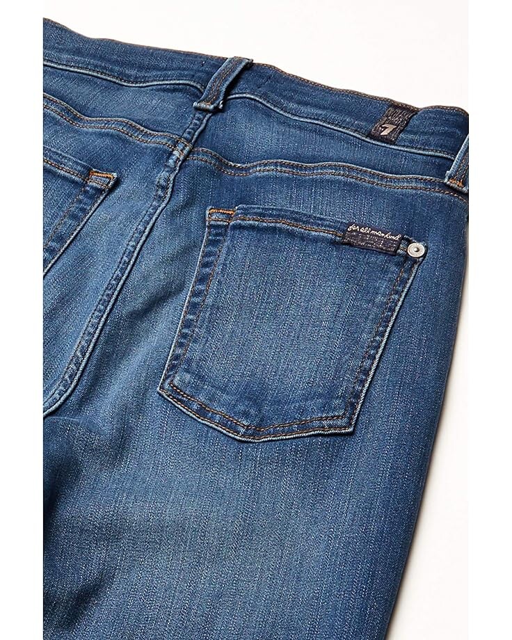 

Джинсы 7 For All Mankind Slim Illusion High-Waist Ankle Skinny in Love Story, цвет Love Story