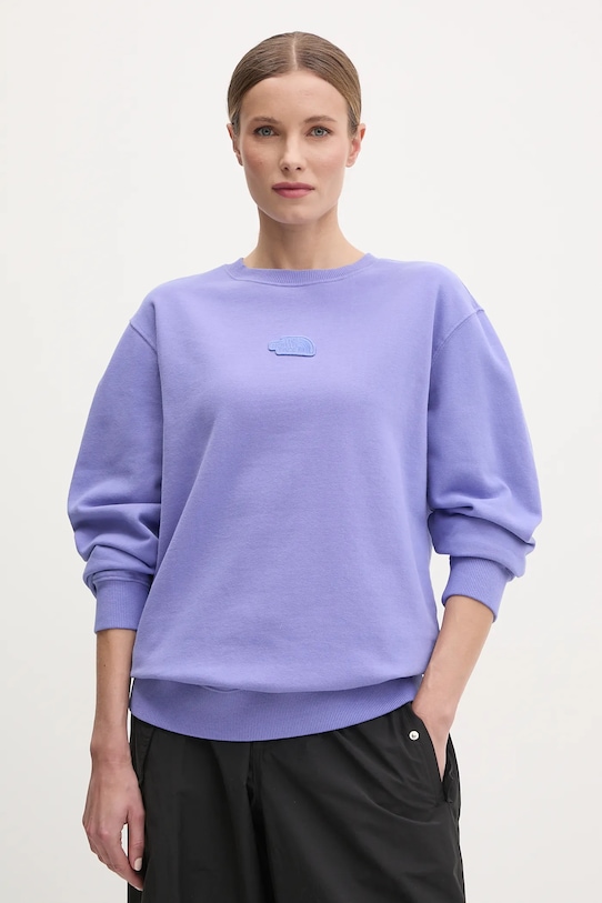 

Хлопковая толстовка Nature Relaxed The North Face, фиолетовый