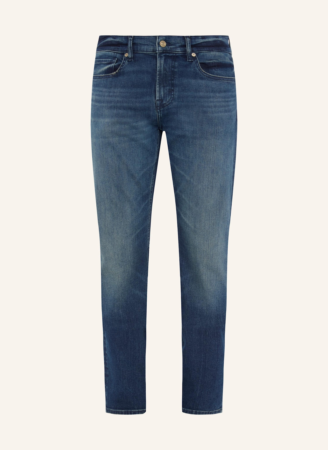 

Джинсы облегающие 7 For All Mankind, синий