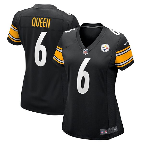 

Женская игровая футболка Patrick Queen Pittsburgh Steelers черная Nike, Черный, Женская игровая футболка Patrick Queen Pittsburgh Steelers черная Nike